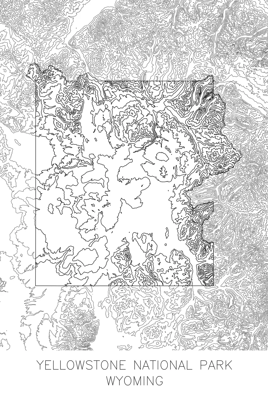 Yellowstone National Park, White colorway