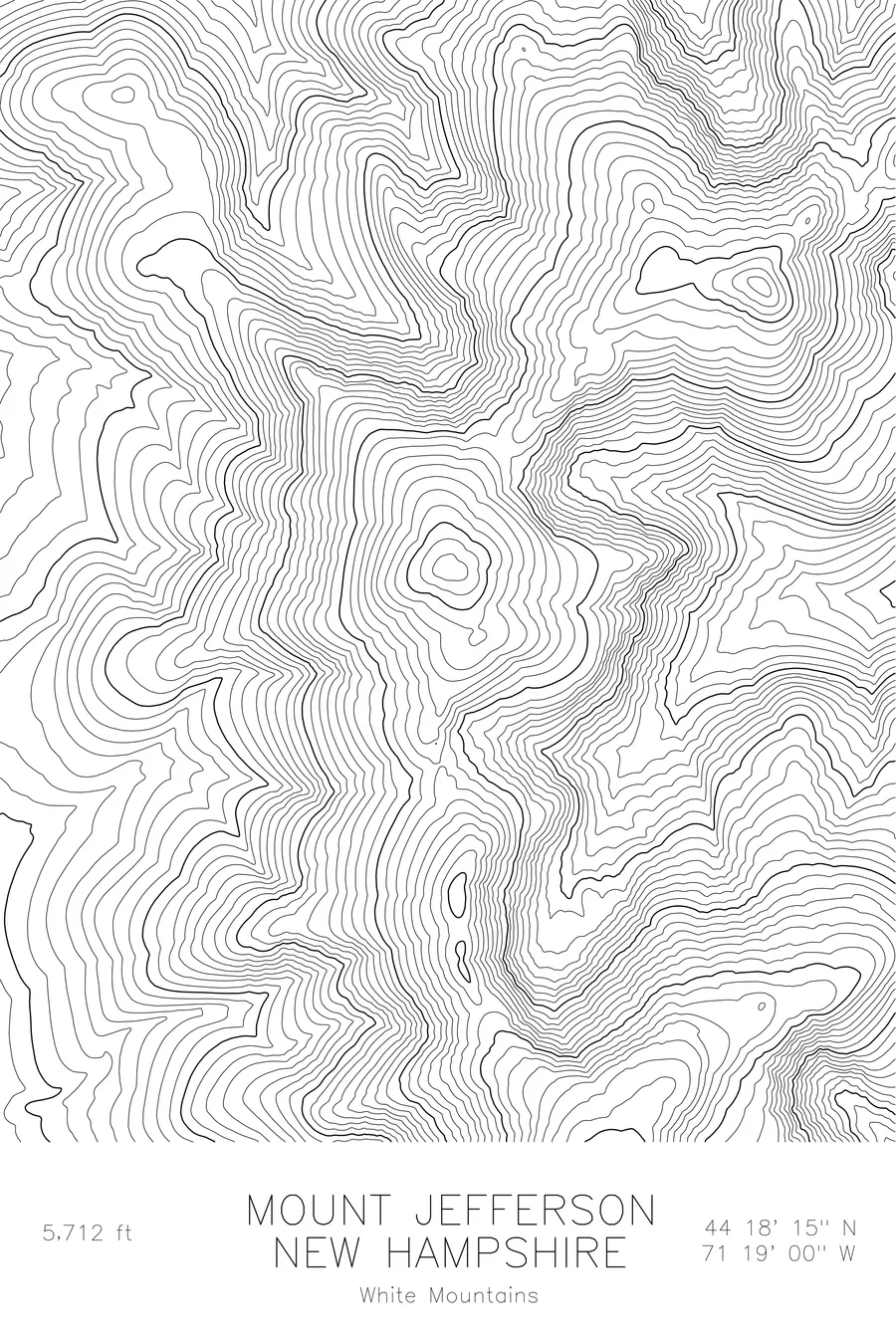 Mount Jefferson, White colorway