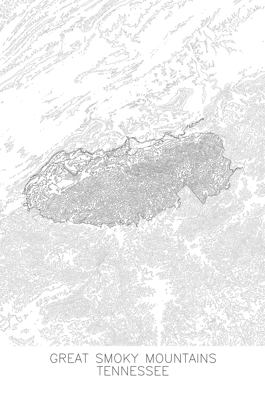 Great Smoky Mountains National Park, White colorway