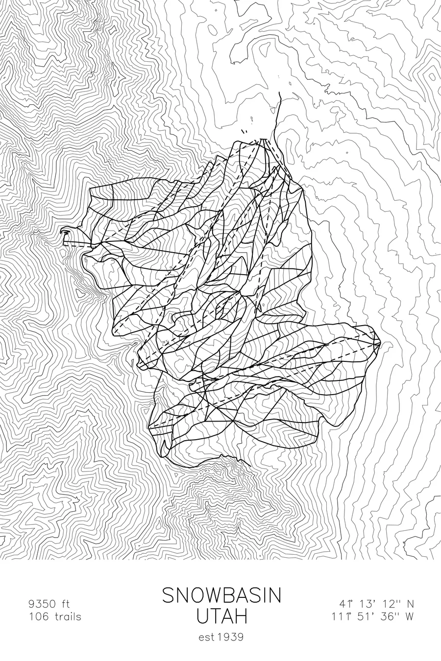 Snowbasin, White colorway