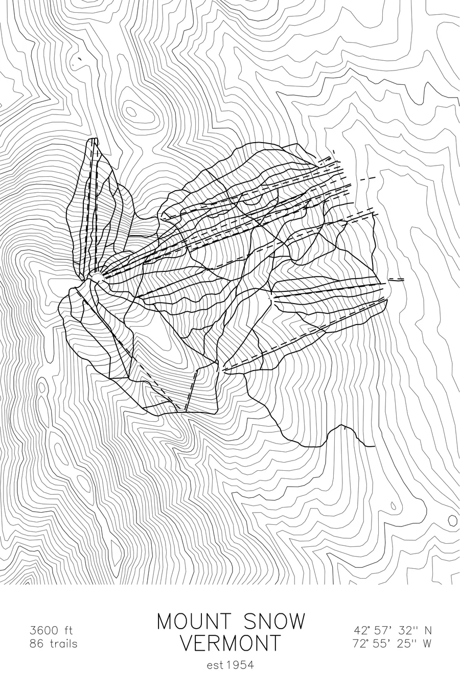 Mount Snow, White colorway