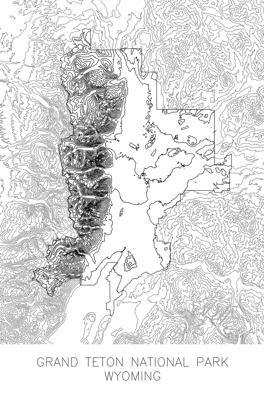 Grand Teton National Park, White colorway