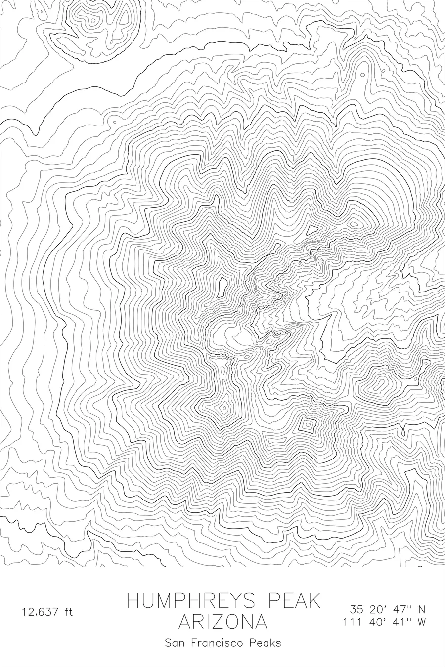 Humphreys Peak — White