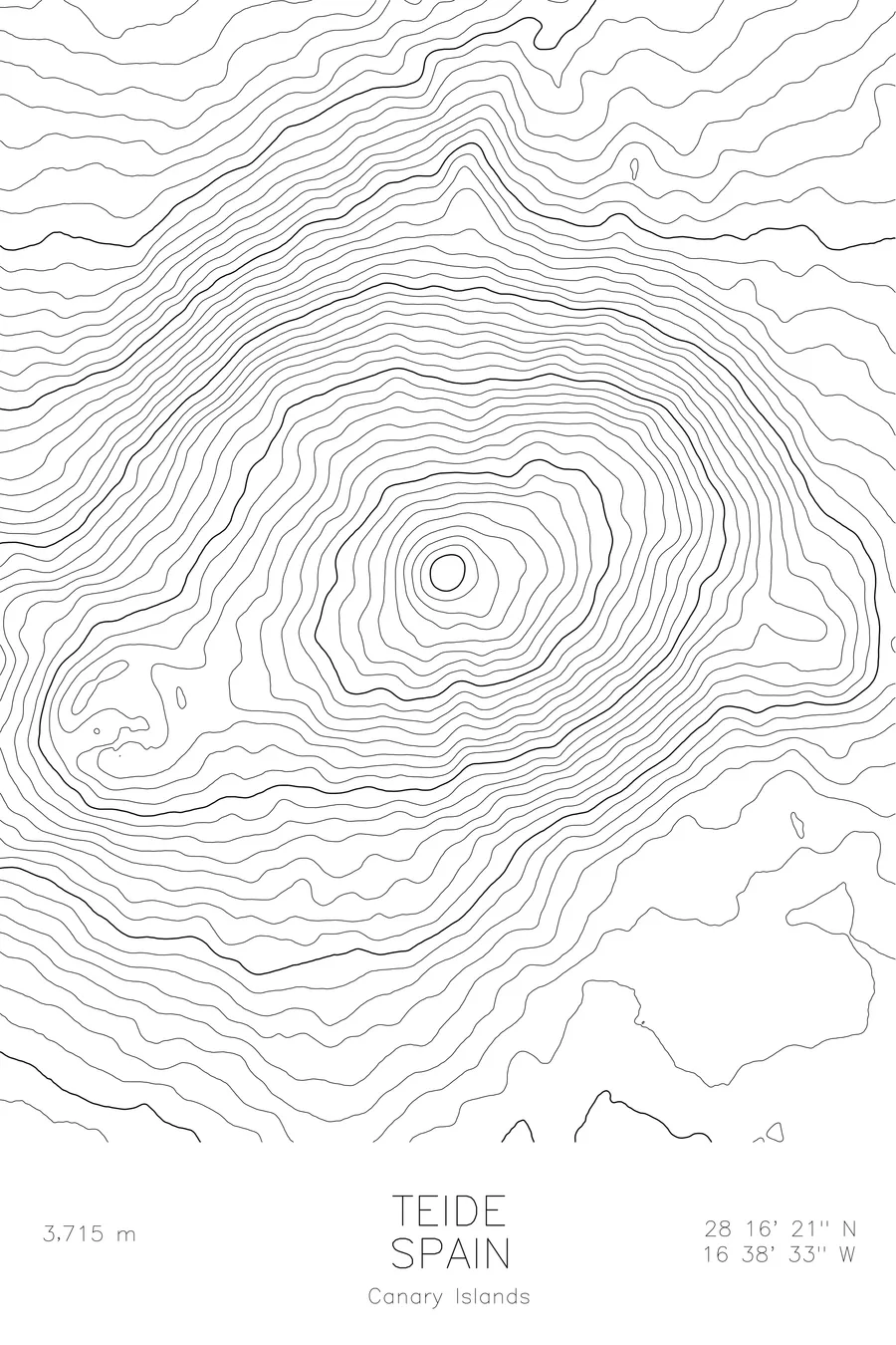 Teide, White colorway