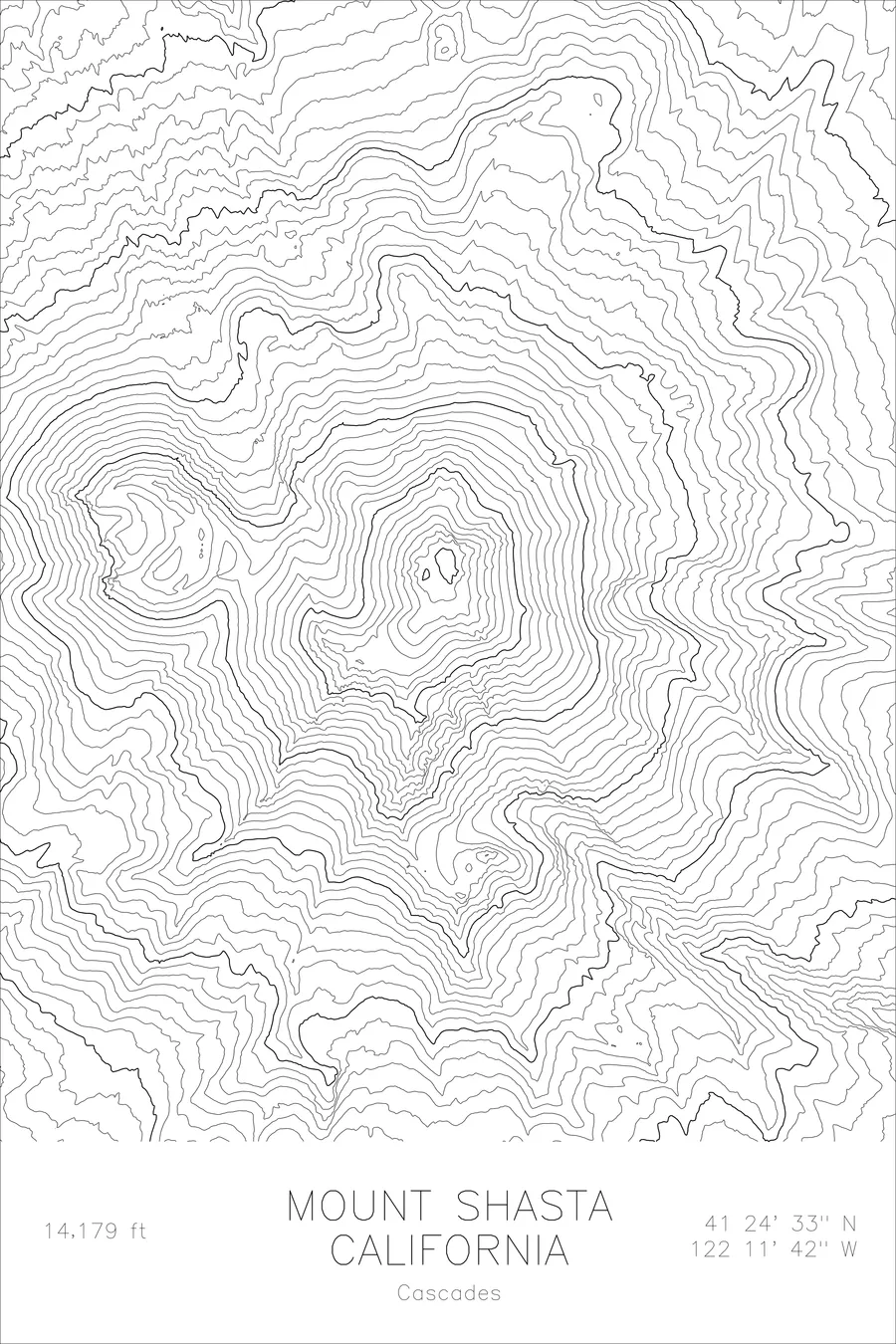Mount Shasta — White