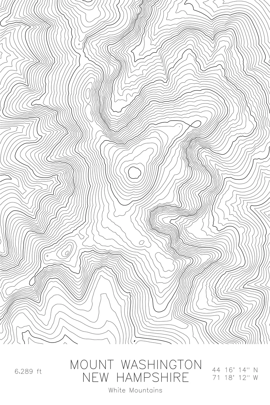 Mount Washington, White colorway