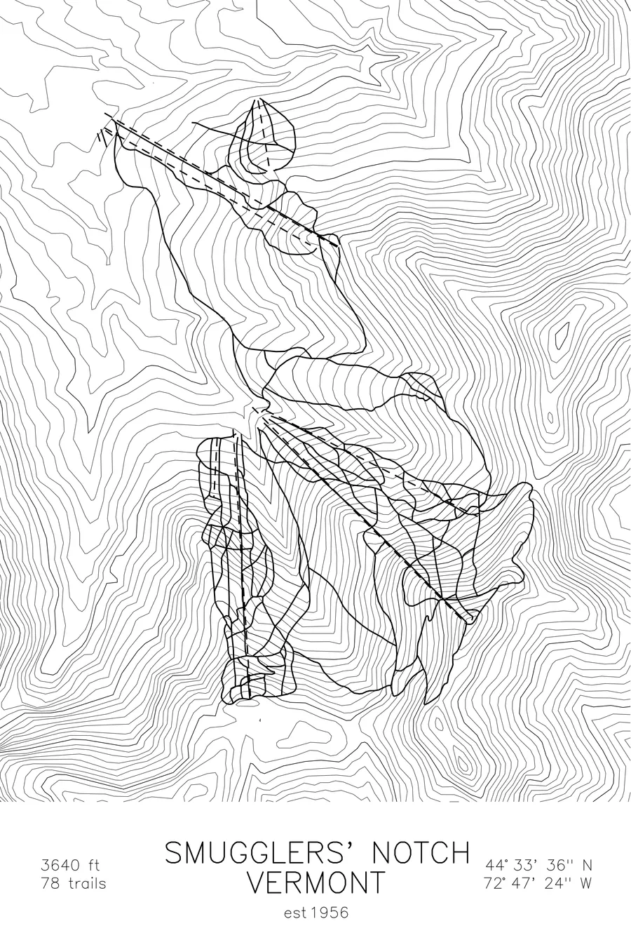 Smugglers' Notch, White colorway